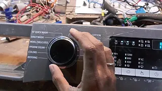 Samsung Frontload Washing Machine Inverter Pcb Circuit Selector Switch& Programing Switch Not Work