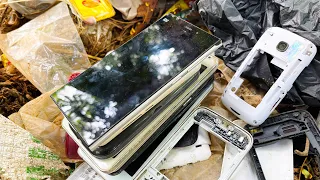 Looking for an old broken phone in the trash || Old touch phone restoration from Mi phone