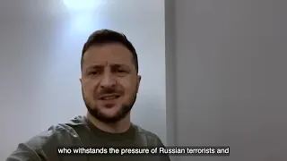 Address of President Volodymyr Zelensky at the end of the 171 st day of full-scale war [Eng sub]