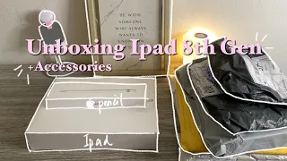 🍃 Unboxing iPad 8th Generation and Apple Pencil + Accessories 🍃 #ipad8th #unboxing #applepencil