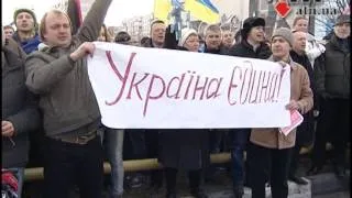 22.02.14 - "Приєднуйтесь до нас!" Харьковский евромайдан выступил против сепаратизма