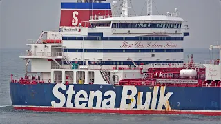 "STENA IMPERO" ARRIVES AT ROTTERDAM PORT - 4K SHIPSPOTTING NETHERLANDS NOVEMBER 2022