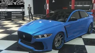 GTA 5 - DLC Vehicle Customization - Ocelot Jugular (Jaguar Project 8) and Review