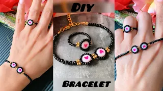 Tutoriel Fantaisie: Créations Bracelet/Bague  en Perles افكار خرز من صنعي❤️