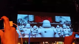 The Force Awakens Trailer #1 at Downtown Disney