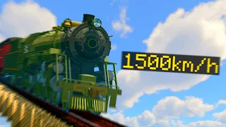 THE FASTEST TRAIN IN MINECRAFT