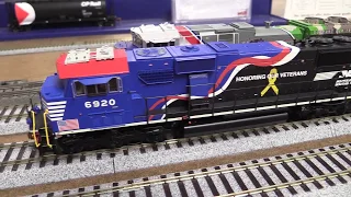 Athearn HO SD60E NS Honoring Our Veterans 6920 SoundTraxx Tsunami 2