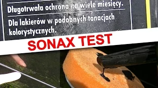 Sonax Wax coloring TEST remove scratches from paint