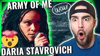 Daria Stavrovich - Army Of Me - Дария Ставрович - Четвертьфиналы – Голос – Сезон 5║REACTION!