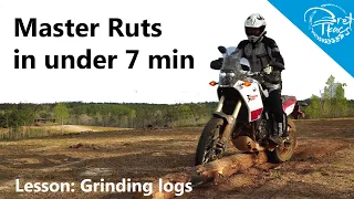 How to ride ruts training (Drill: grinding)