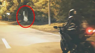 Ghost spotted while riding!! Scary GHOST Videos Caught on Tape (UNBELIEVABLE)