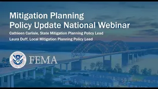 Webinar: Mitigation Planning Policy Update