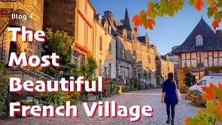 AUTUMN MORNING WALK IN THE MOST BEAUTIFUL VILLAGE IN FRANCE | Rochefort-en-Terre, Brittany Travel