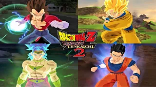 Dragon Ball Z Budokai Tenkaichi 2 - All Ultimate Attacks (4K 60FPS)