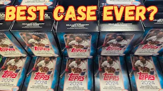 You Won't Believe the Hits in This FULL Case of 64 BOXES of 2024 Topps Series 1 Hangers!!