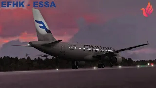 MSFS LIVE | Helsinki to Stockholm | Finnair OPS | A320 | VATSIM