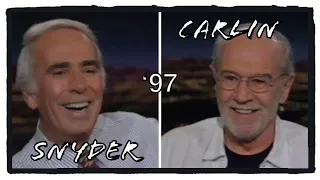 George Carlin on The Late Late Show with Tom Snyder (1997)