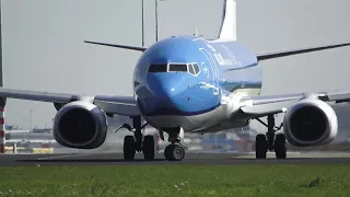 Close-Up Take Off! KLM Boeing 737-800 (PH-BCH) At AMS 36L