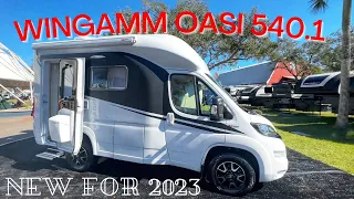 17’ Micro Class B RV Walk-Through | 2023 Wingamm Oasi 540.1 Luxury Promaster Camper Van