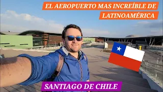 ¡ASÍ ES LA MODERNA NUEVA TERMINAL 2 ✈️ DEL AEROPUERTO DE SANTIAGO DE CHILE 🇨🇱! Recorrido COMPLETO 😱