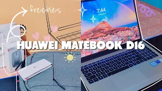 HUAWEI Matebook D16 2022 Intel i7 12th Gen + Freebies (Unboxing)