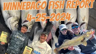 Lake Winnebago Fish report 4-25-2024 #fishing #wisconsin