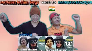 Northeast Indian Boys_Reaction BAAZIGAR O BAAZIGAR _ FATHAN MALIK feat VINA FAN _ PARODY INDIA