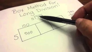 Box Method for Long Division!
