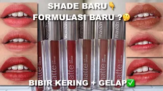 SHADE TERBARU! 19-24 WARDAH EXCLUSIVE MATTE LIP CREAM | FORMULASI UNTUK BIBIR KERING |Maria Soelisty