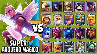 SUPER MAGIC ARCHER vs ALL CARDS | NEW CARD | CLASH ROYALE CHALLENGE