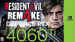 RTX 4060 Ti | Resident Evil 4 Remake | 2560x1440p