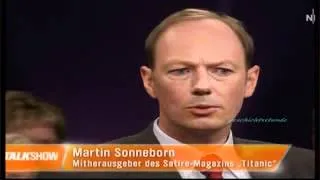 Martin Sonneborn Die PARTEI (NDR Talkshow 18.9.2009 Teil 1) Titanic.wmv