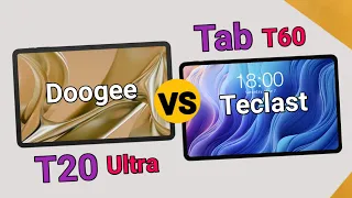 Doogee T20 Ultra VS Teclast T60 | 12-inch Tablet Comparison