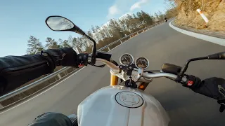 BMW R nineT -  early Spring ride 2021 in mid Bohemia