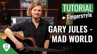 Gary Jules - Mad World (Fingerstyle) | Gitarren Tutorial Deutsch