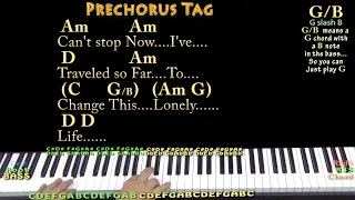 I Want To Know What Love Is (Foreigner) Piano Cover Lesson in Em with Chords/Lyrics