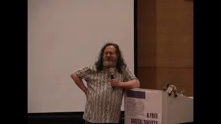 Richard Stallman A Free Digital Society (Nantou, Taiwan, 2014)