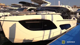 2022 Absolute 48 Coupe Luxury Yacht - Walkaround Tour - Debut at 2021 Cannes Yachting Festival