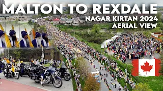 Canada Nagar Kirtan | Sikh Khalsa Day parade 2024 | Malton to Rexdale Nagar Kirtan #khalsapanth