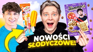 LODY EKIPY CZAJNIKA?! 🍦😱 TESTUJĘ NOWOŚCI SŁODYCZOWE Z LUTEGO 🔥 | Dominik Rupiński