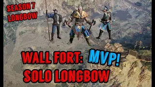 Conquerors Blade Wall Fort Siege: Berserkers POP OFF | Solo Longbow MVP! (Season 7)