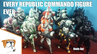 EVERY Hasbro 3.75" CLONE REPUBLIC COMMANDO Figure!