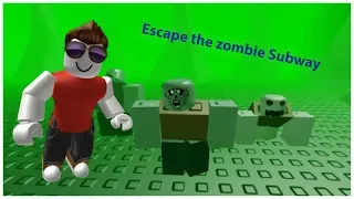 Roblox - Escape the Zombie Subway Obby with Super Eddy