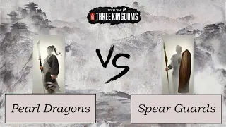 E50: Pearl Dragons vs Spear Guards | Total War Three Kingdoms 1 v 1 Unit Comparisons