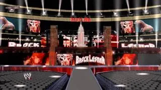 Brock Lesnar Wrestlemania 29 Entrance Stage and Pyro