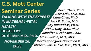Talking With the Experts: Maternal-Fetal Health - Panel Discussion