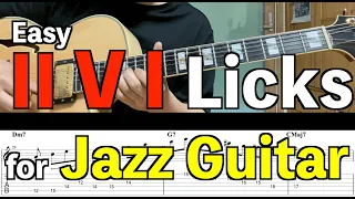 20 Easy 2-5-1 Licks for Jazz Guitar with TAB | 20가지 쉬운 투파이브원 재즈 기타 릭