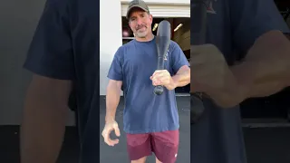 Grip Training with a 35 lb Clubbell / Steel club