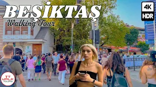 Istanbul Walking Tour | Beşiktaş District | 4K HDR 60fps