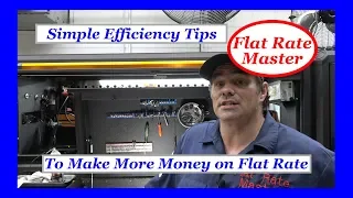 Simple Efficiency Tips To Make More Money on Flat Rate